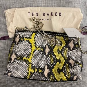 Ted Baker Snakeskin-like clutch/pouch
